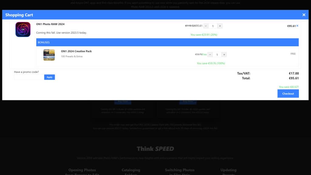 MY EXCLUSIVE ON1 DISCOUNT CODE FOR 2024