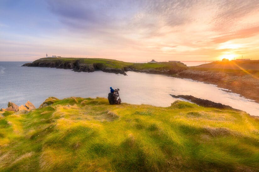 Sunset at Galley Head Lighthouse Co. Cork.