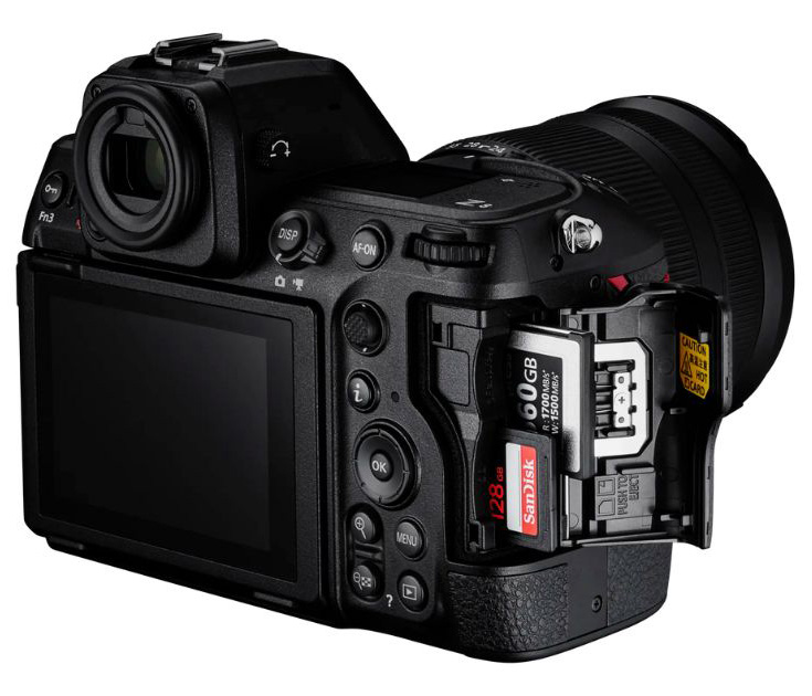 Nikon Z8 card slots