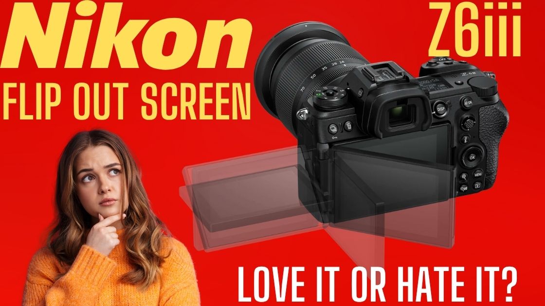 Nikon Z6iii flip out screen Nikon Z6iii flip out screen for vlogging.