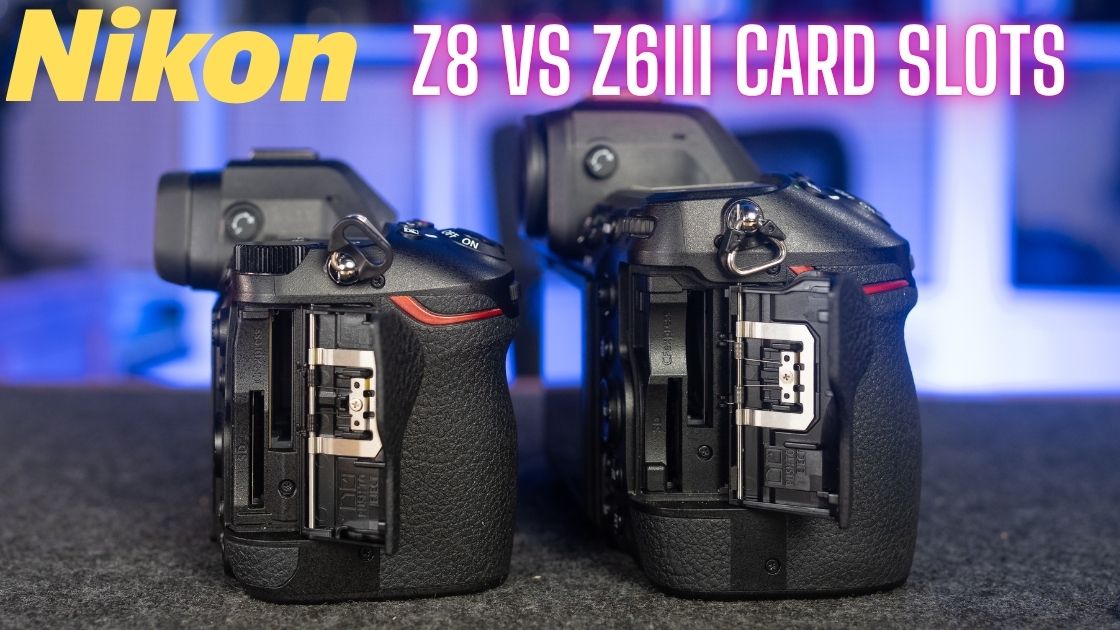 Nikon Z8 vs Z6iii card slots Nikon Z8 vs Z6iii card slots with both cameras card slots in view