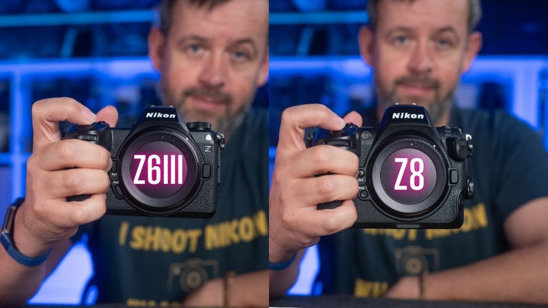 Nikon Z8 vs Z6iii grip Nikon Z8 vs Z6iii grip with me holding both cameras