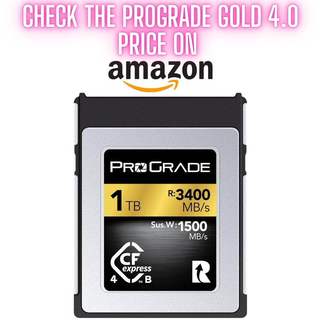 ProGrade Gold Cf Express card on Amazon