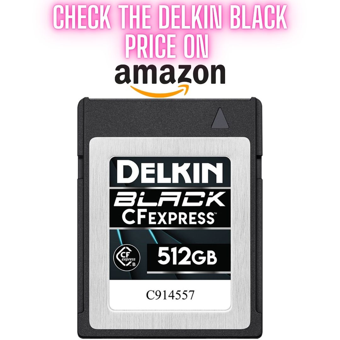Delkin Black Cf Express card on Amazon
