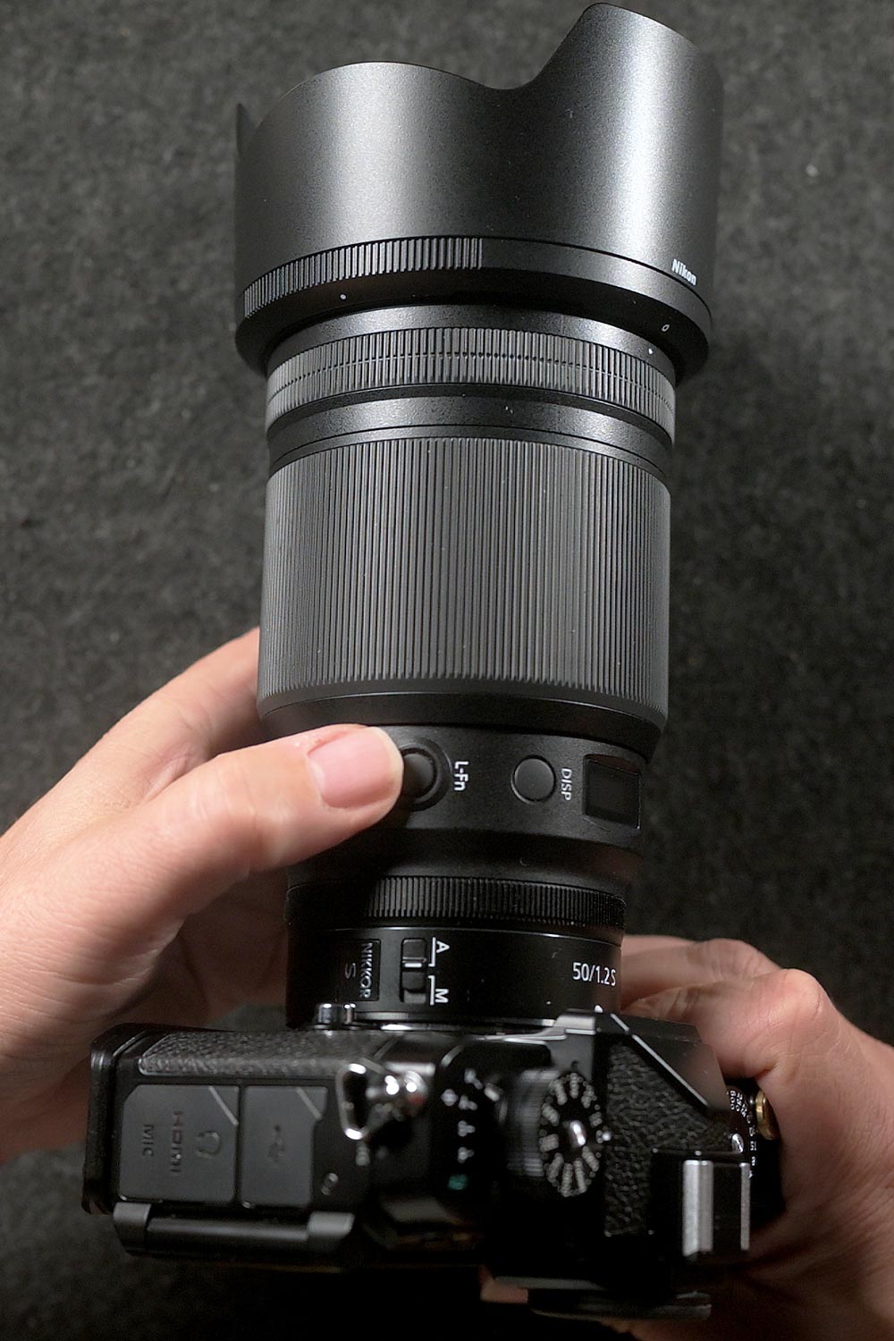 Nikon Z 50mm F1.2 functions and controls