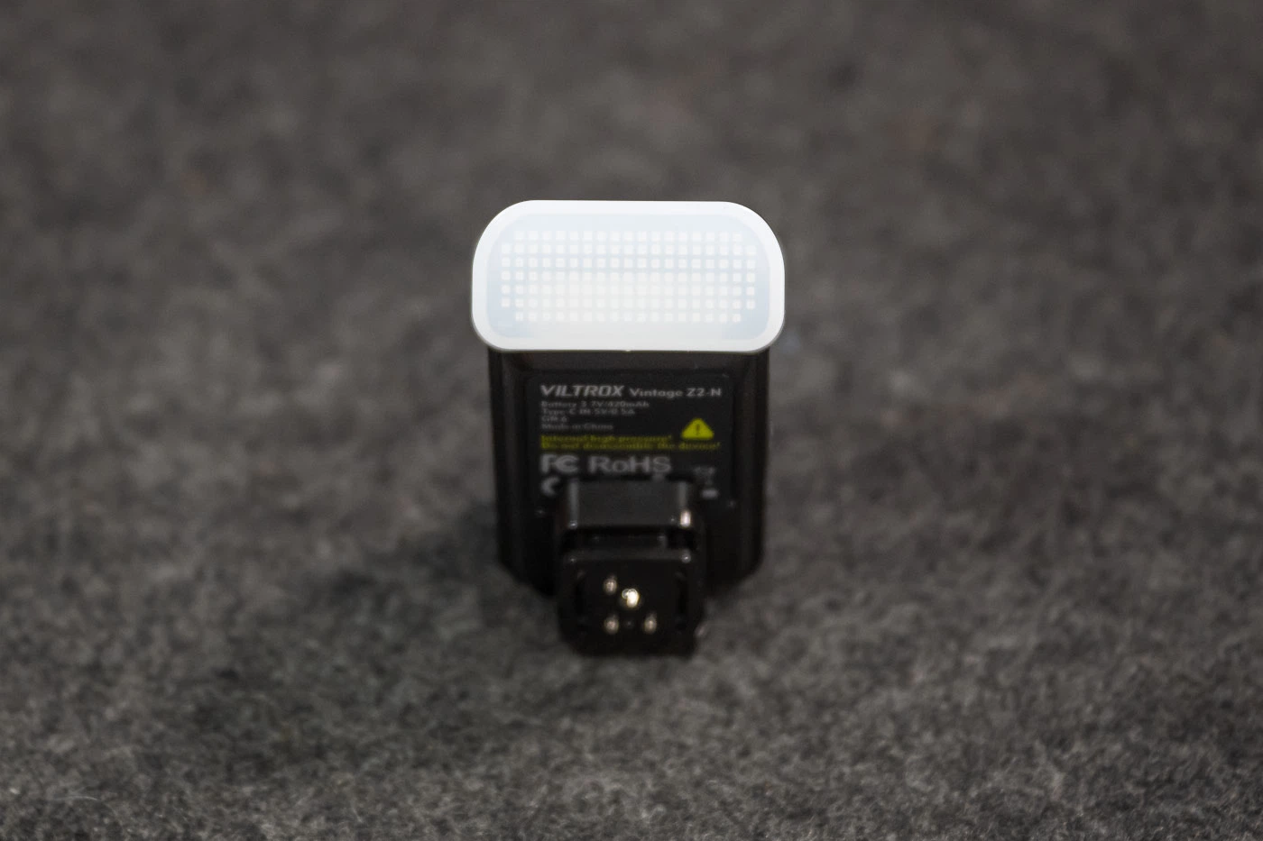 Viltrox Z2 review and the unit with the diffuser fitted