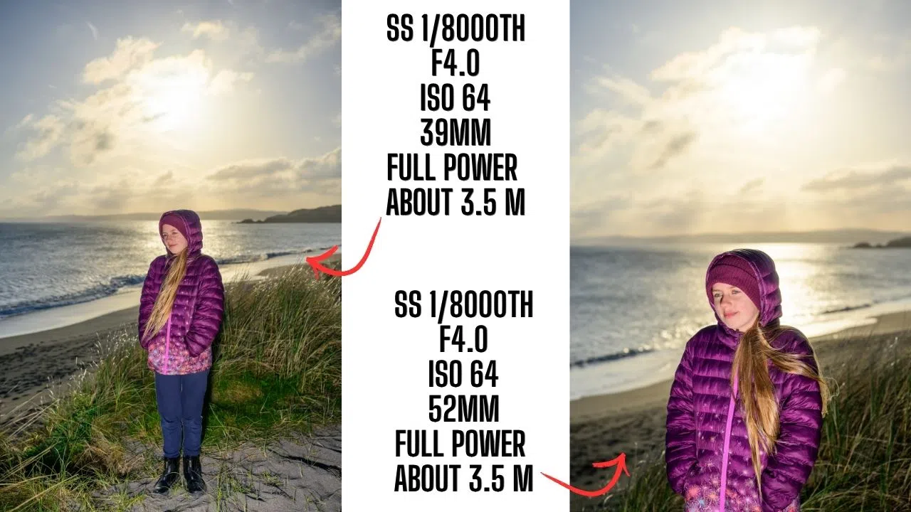 Neewer Z3 output tests at full power firing straight into the sun